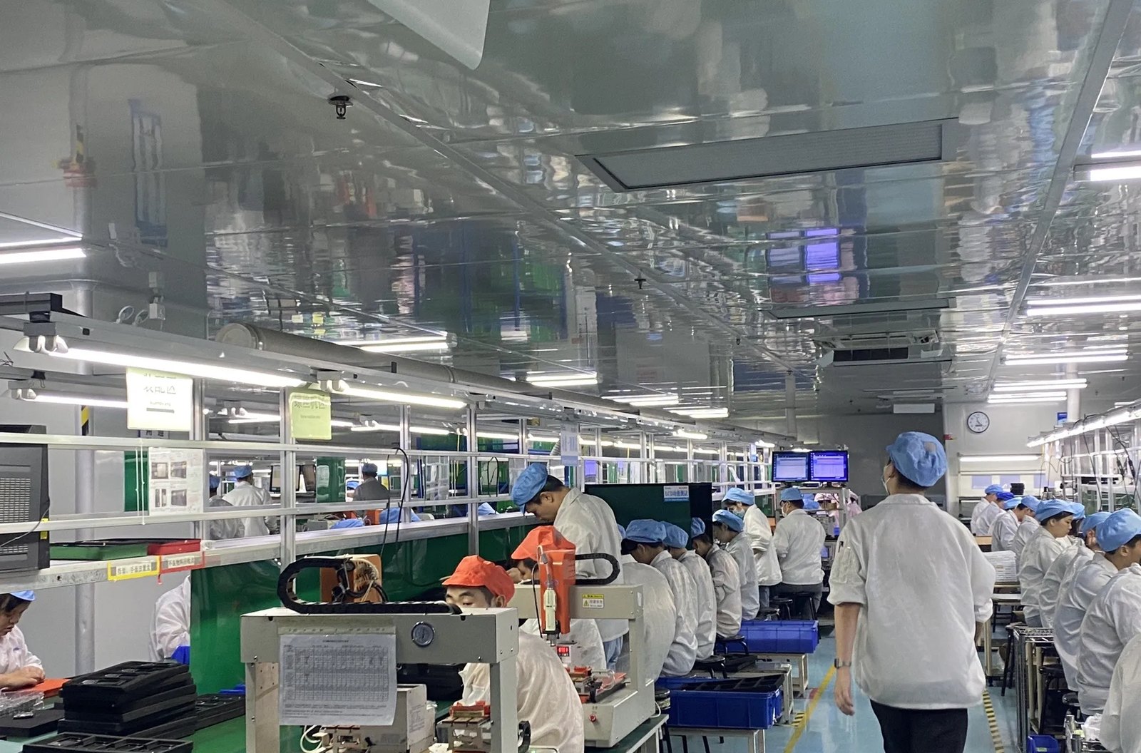 Production floor at the BJETECH factory