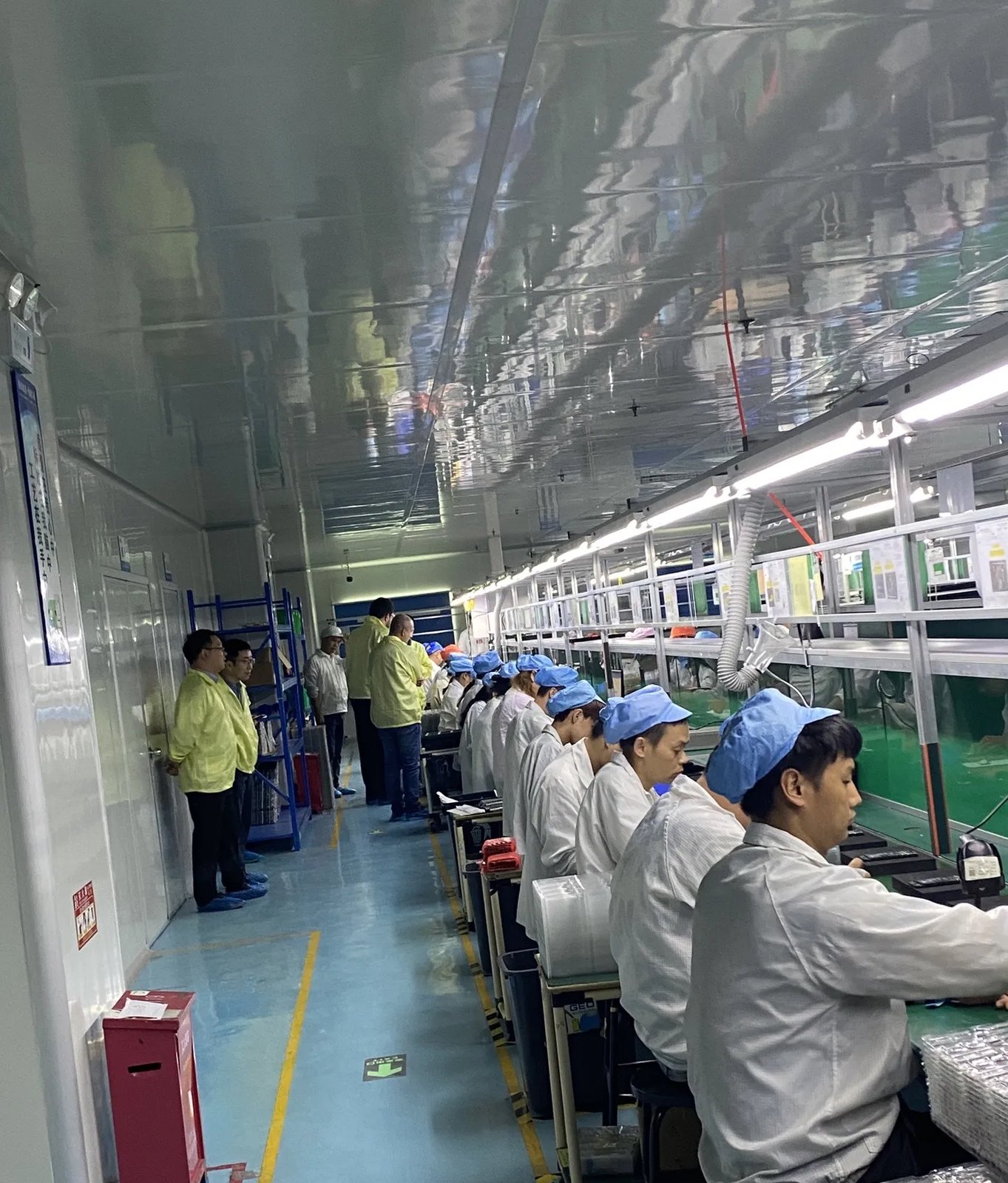Production line at the BJETECH factory